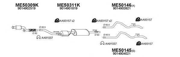 VENEPORTE 500122 Exhaust System